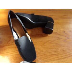 Andiamo Abrant black faux suede loafers size 8‎ New No Box